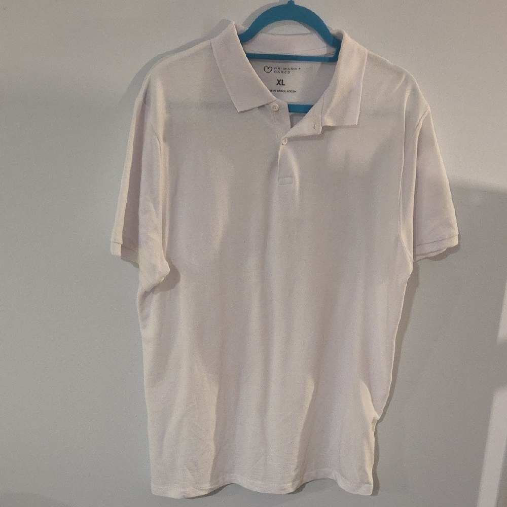 Primark White Polo Shirt
